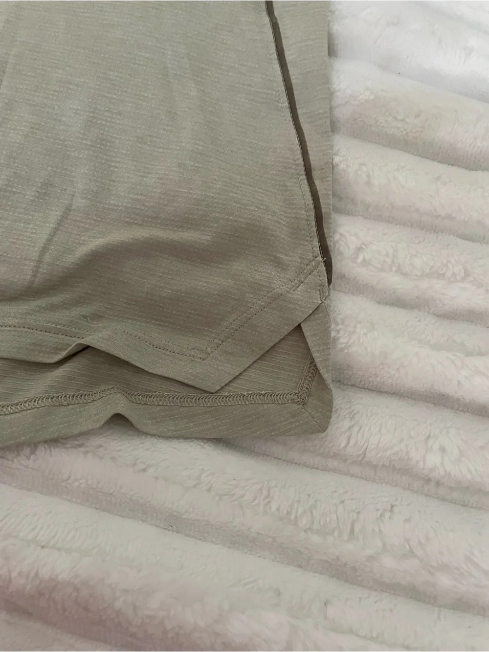 Lululemon Men's Performance Tank Top in Light Beige and Gray
